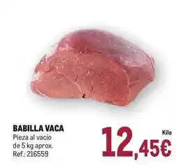 Makro Babilla vaca oferta