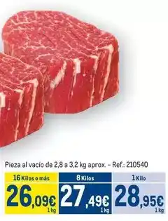 Makro Pieza al vacio oferta