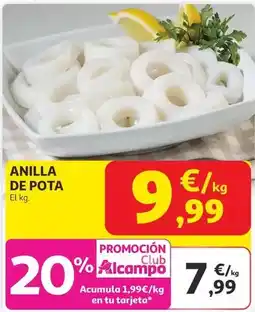 Alcampo Anilla de pota oferta