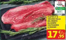 Alcampo Auchan - filetes vacuno villa del monte alcampo cultivamos lo bueno oferta