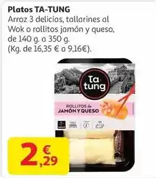 Alcampo Ta tung - platos oferta