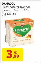 Alcampo Danacol - fresa, natural, tropical o avena oferta