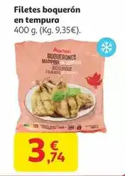 Alcampo Auchan - filetes boquerón en tempura oferta