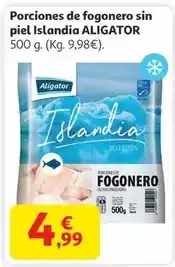 Alcampo Aligator - porciones de fogonero sin piel islandia oferta