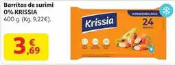 Alcampo Krissia - barritas de surimi 0% oferta