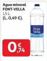 Alcampo Font vella - agua mineral oferta
