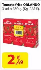 Alcampo Orlando - tomate frito oferta