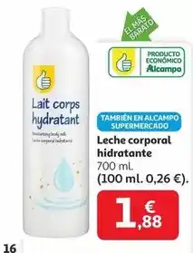 Alcampo Alcampo - leche corporal hidratante oferta
