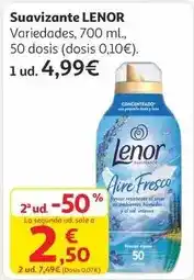 Alcampo Lenor - suavizante oferta