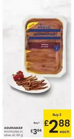 Eroski Aguinamar - anchovies in olive oil oferta