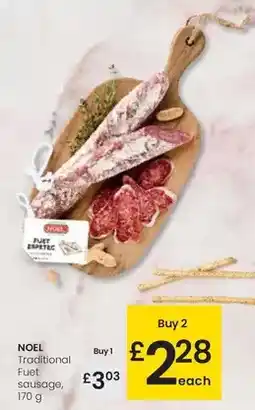 Eroski Noel - traditional fuet sausage oferta