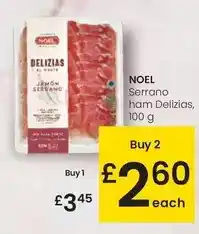 Eroski Noel - serrano ham delizias oferta