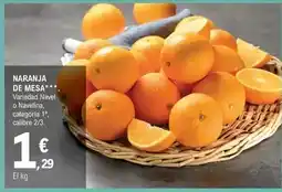 E.Leclerc Naranja de mesa oferta