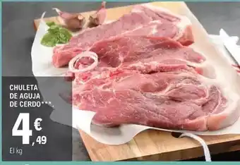 Chuleta de aguja de cerdo