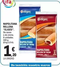 E.Leclerc Ifa eliges - napolitana rellena oferta