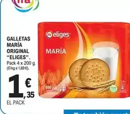 E.Leclerc Eliges - galletas maria original oferta