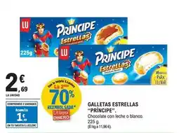 E.Leclerc Lu - galletas estrellas ''principe'' oferta