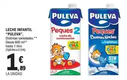 E.Leclerc Puleva - leche infantil oferta