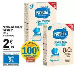 E.Leclerc Nestlé - crema de arroz oferta