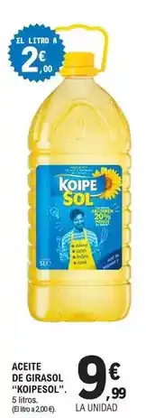 E.Leclerc Koipesol - aceite de girasol oferta