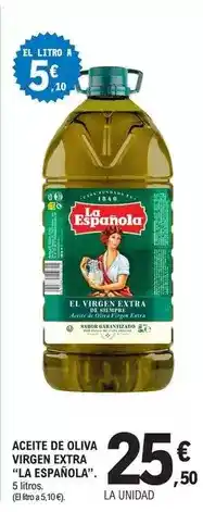 E.Leclerc La española - aceite de oliva virgen extra oferta