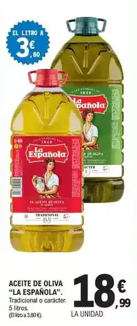 E.Leclerc La española - aceite de oliva oferta