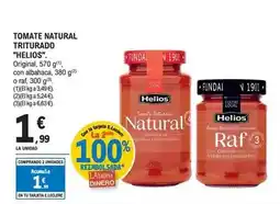 E.Leclerc Helios - tomate natural triturado oferta