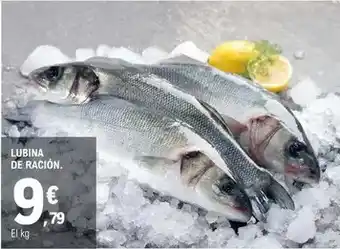 E.Leclerc Lubina de ración oferta