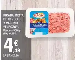 E.Leclerc Elpozo - picada mixta de cerdo y vacuno oferta