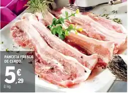 E.Leclerc Panceta fresca de cerdo oferta