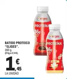 E.Leclerc Eliges - batido proteico oferta