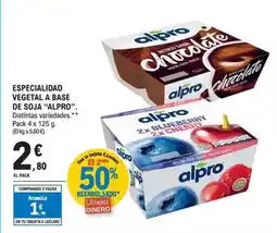 E.Leclerc Alpro - especialidad vegetal a base de soja oferta