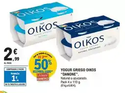 E.Leclerc Danone - yogur griego oikos oferta