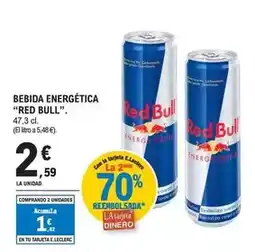 E.Leclerc Red bull - bebida energética oferta
