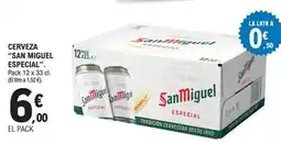 E.Leclerc San miguel - cerveza especial oferta
