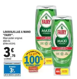 E.Leclerc Fairy - lavavajillas a mano oferta