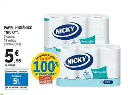 E.Leclerc Nicky - papel higiénico oferta