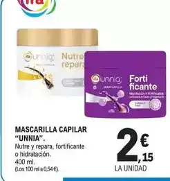 E.Leclerc Unnia - mascarilla capilar oferta