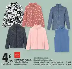E.Leclerc Chaqueta polar oferta