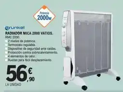 E.Leclerc Grunkel - radiador mica 2000 vatios rmc 2000 oferta