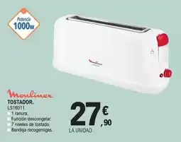 E.Leclerc Moulinex - tostador ls16011 oferta