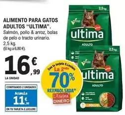 E.Leclerc Última - alimento para gatos adultos oferta