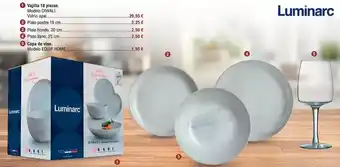 Luminarc - vajilla 18 piezas