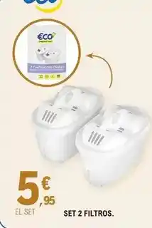 E.Leclerc Set 2 filtros oferta