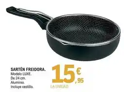 E.Leclerc Luxe - sartén freidora oferta