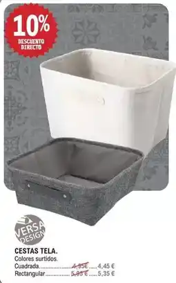 E.Leclerc Versa design - cestas tela oferta