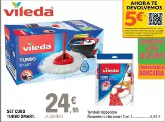 E.Leclerc Vileda - set cubo turbo smart oferta