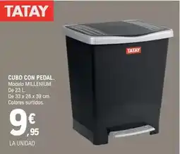 E.Leclerc Tatay - cubo con pedal oferta