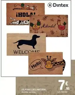 E.Leclerc Dintex - felpudo coco natural oferta