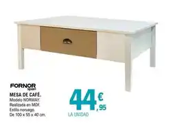 E.Leclerc Fornor spain - mesa de café oferta